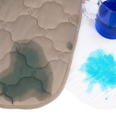 Alsunny 18x24 top view shows quick absorption for overnight protection.
