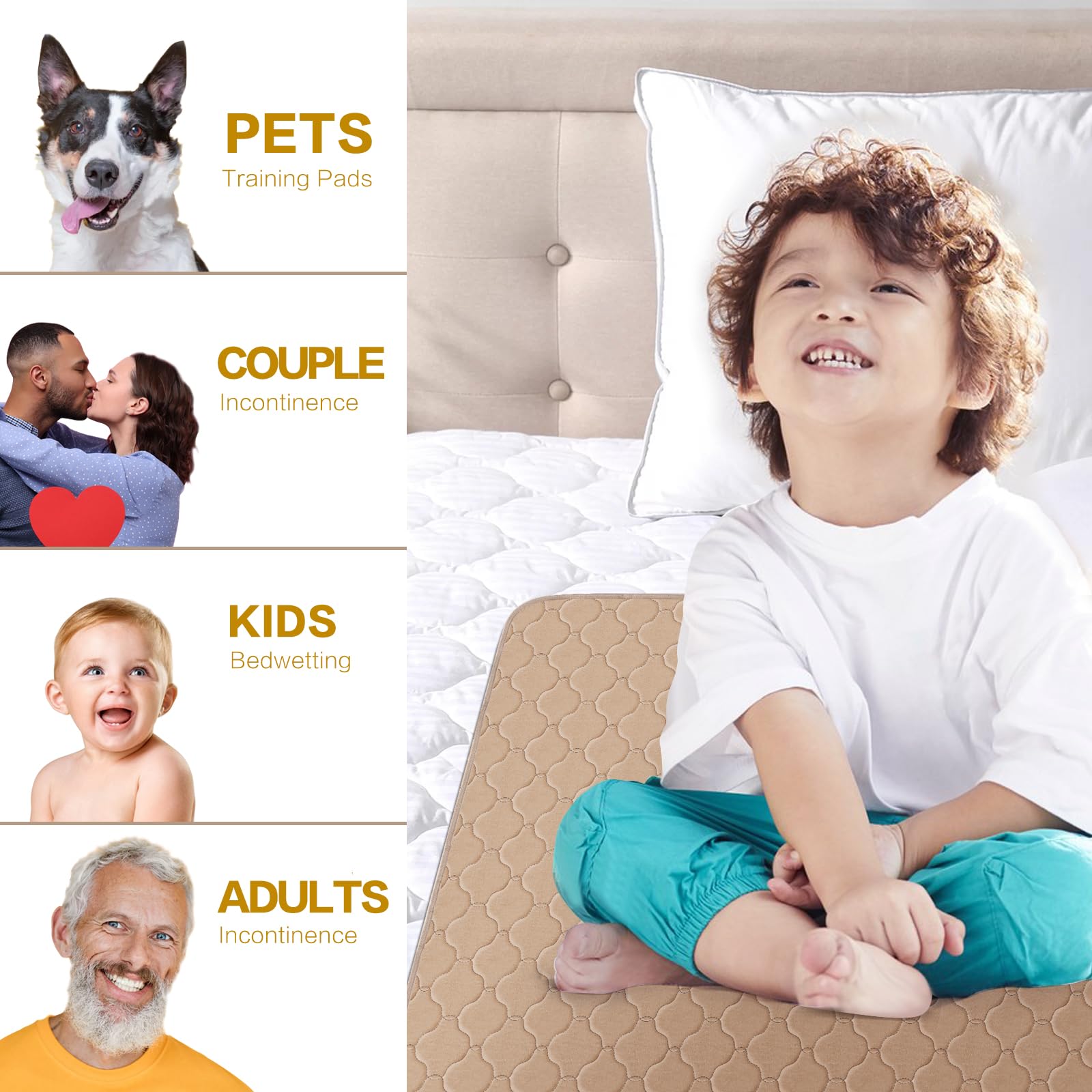 Alsunny multi-use pad suitable for beds, sofas, and pet beds.
