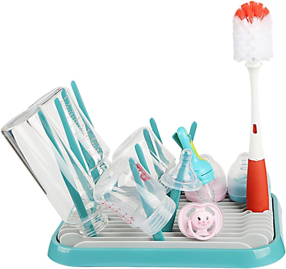 Altibrant drying rack large capacity fits up to 12 bottles and cups