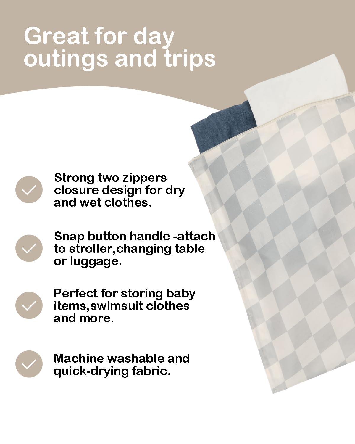 ALVA versatile bag for cosmetics, electronics, and toiletries on the go.