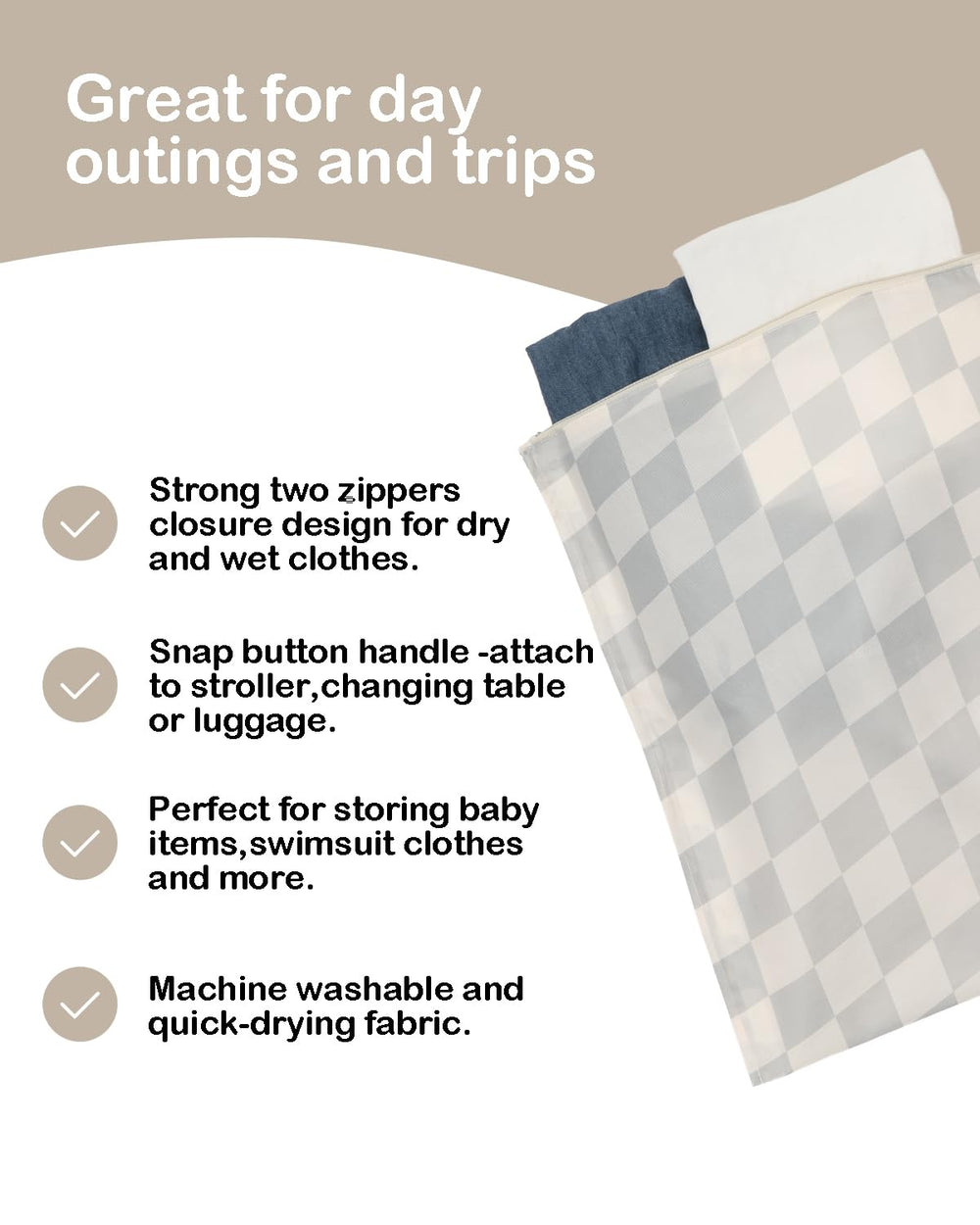 ALVA versatile bag for cosmetics, electronics, and toiletries on the go.