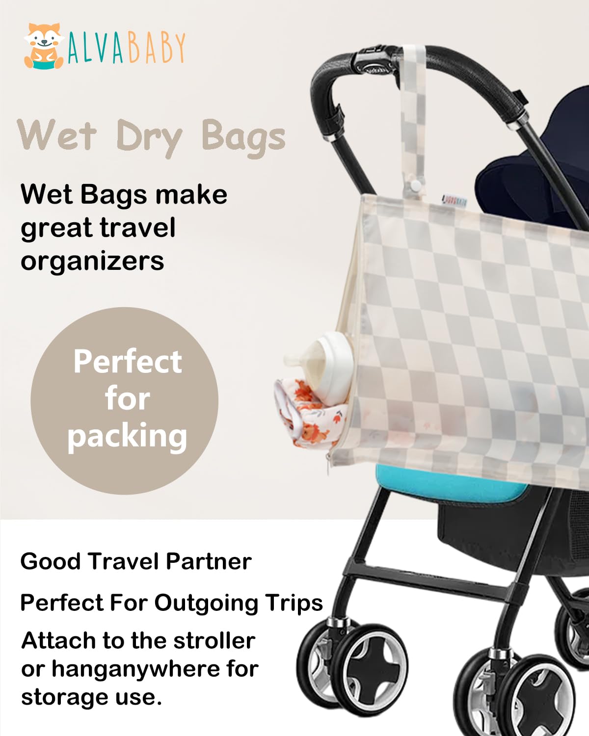 ALVA easy-clean design is machine washable and dryer-safe.