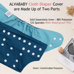 ALVA swim diaper shell demonstrated for splash-ready protection