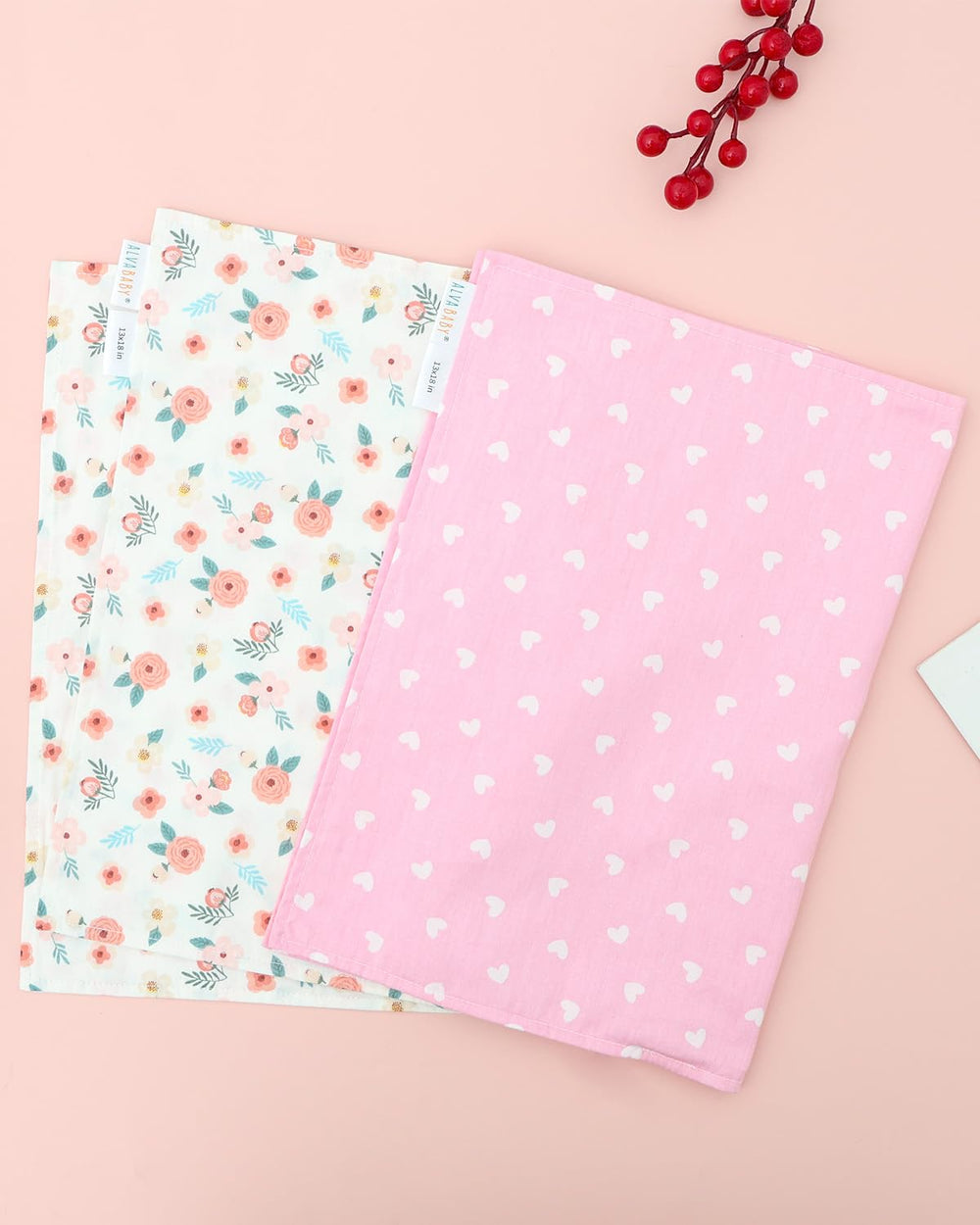 ALVABABY pillowcase protects against dust and drool to help stay clean.