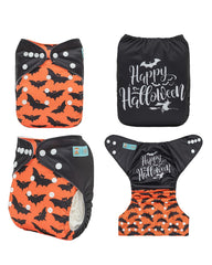 ALVABABY diaper inner suede-like lining wicks moisture away to keep baby dry.