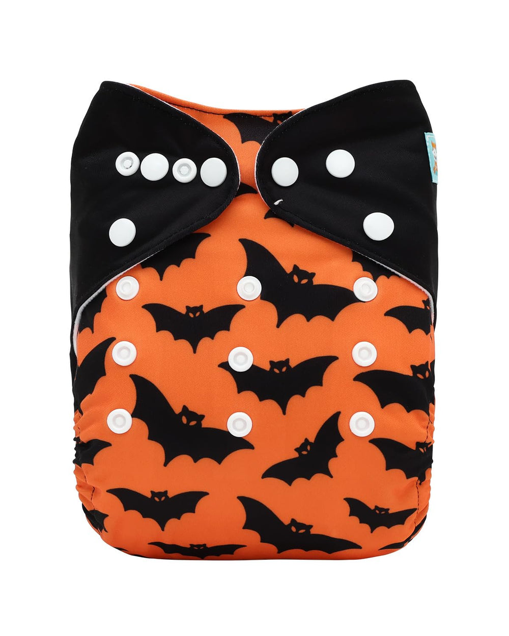 ALVABABY Halloween diaper outer layer shows waterproof, breathable fabric for all-day comfort.