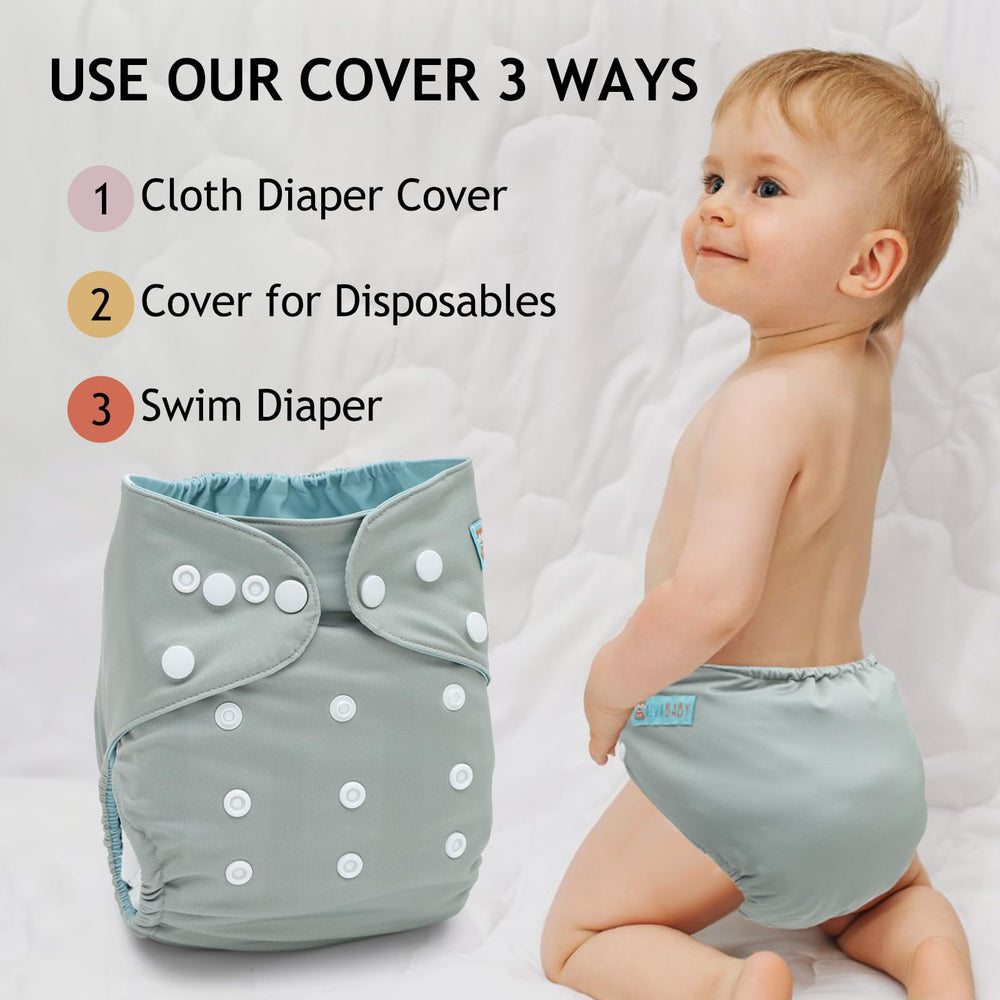 ALVABABY inner Lycra milk shred layer along baby's skin.