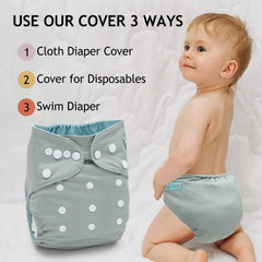 ALVABABY inner Lycra milk shred layer along baby's skin.