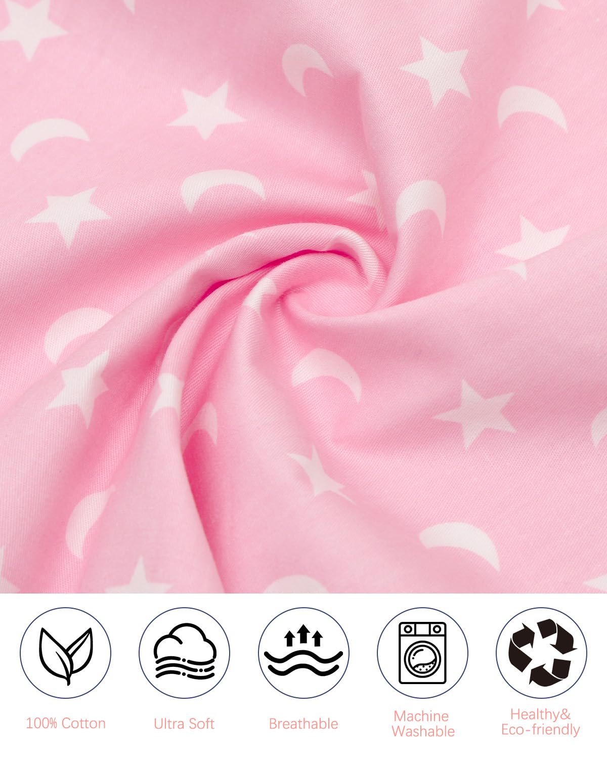 ALVABABY machine-washable pillowcase stays soft after washes.