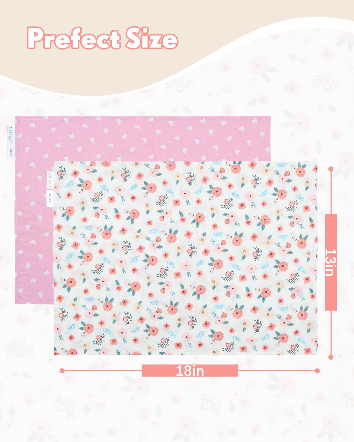 ALVABABY no-zip design pillowcase provides smooth sleep without rough edges.