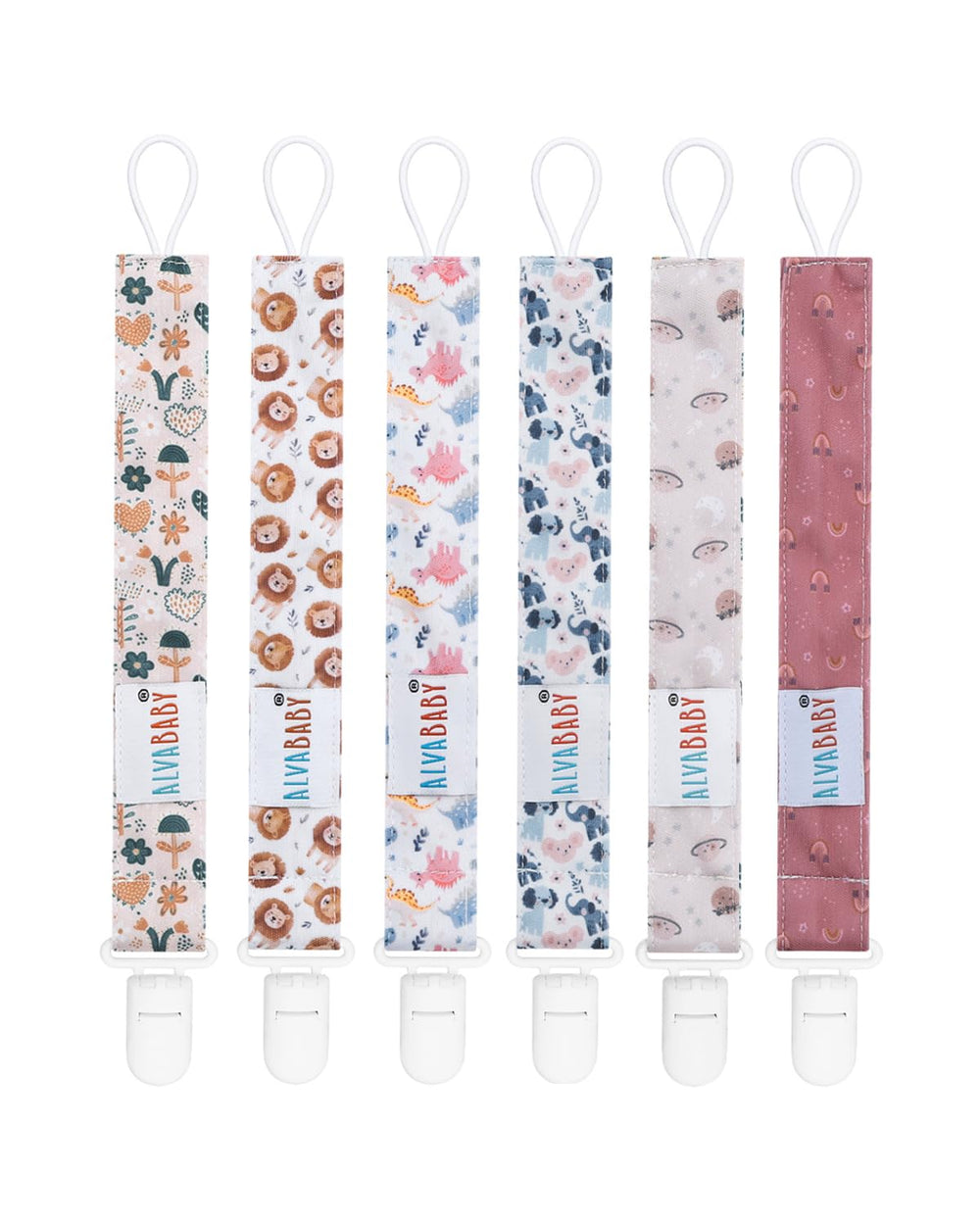 ALVABABY pacifier clip box packaging ready to gift.