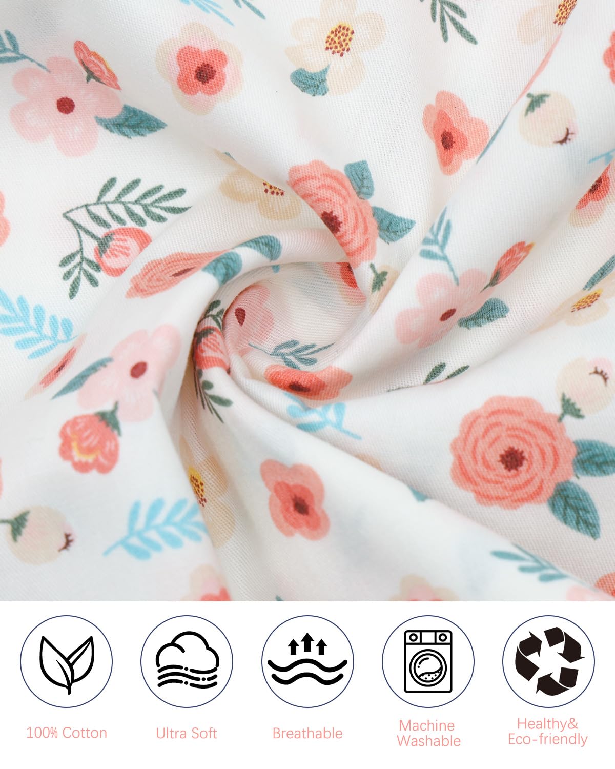ALVABABY pattern two-pack pillowcovers adds playful style to bedtime routines.