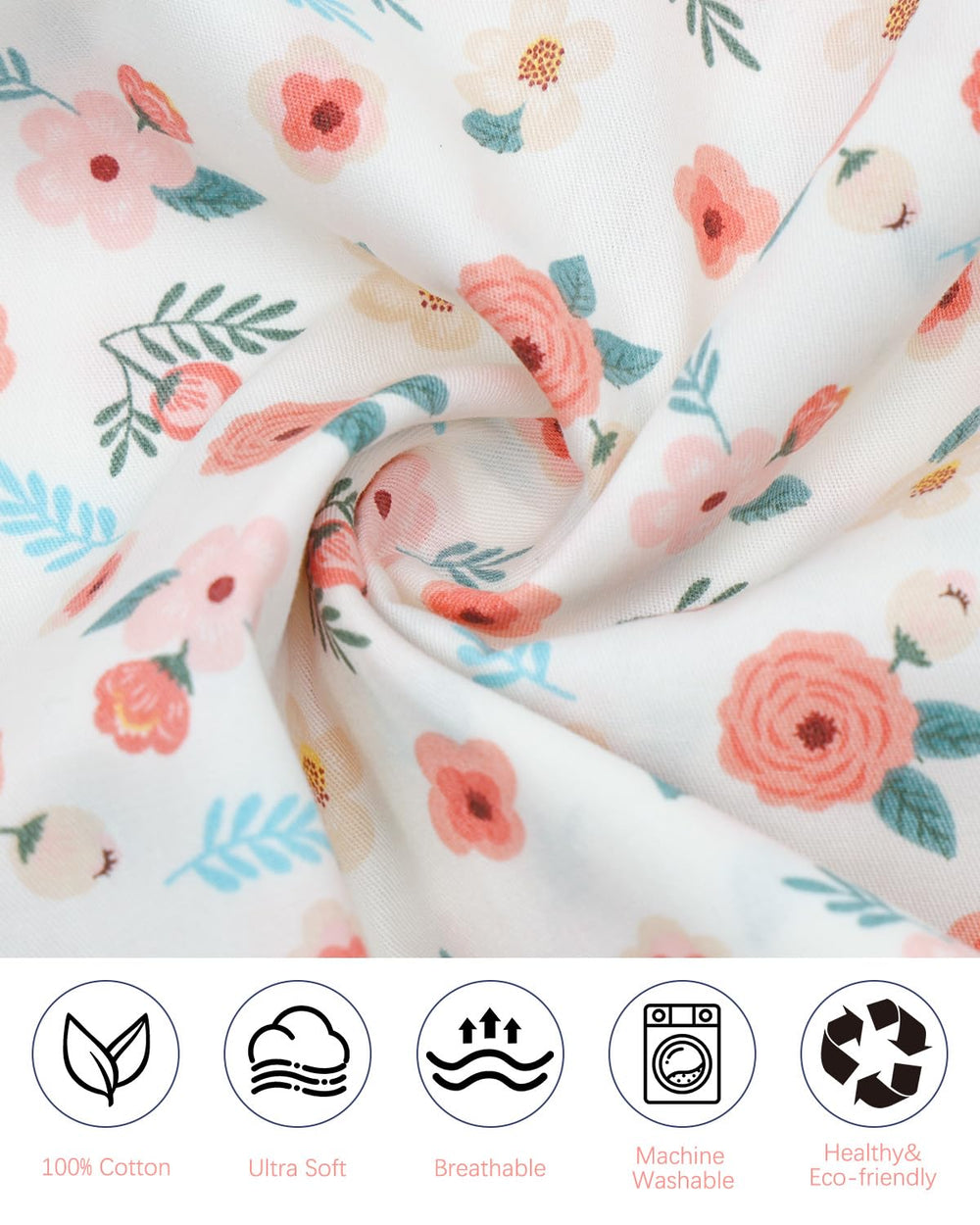 ALVABABY pattern two-pack pillowcovers adds playful style to bedtime routines.
