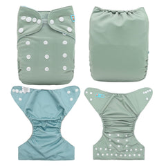 ALVABABY swim diaper cover waterproof exterior for splash-ready days.