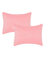 ALVABABY pink envelope-closure toddler pillowcase for cozy naps.