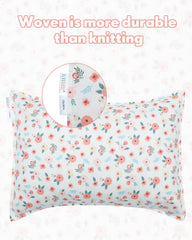 ALVABABY travel pillow cover sized 13x18 12x16 keeps kids comfortable on trips.