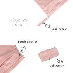 ALVABABY wet-dry bag medium pink keeps dry items separate during travel