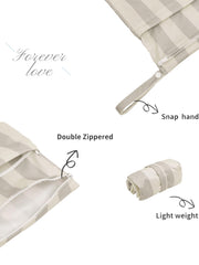 ALVABABY dual-zipper wet and dry compartments shown