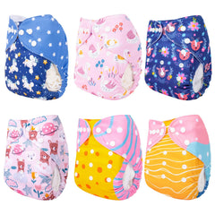 ALVABABY 12 inserts shown provide absorbent three-layer moisture-wicking support.