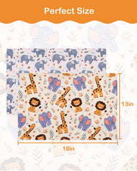 ALVABABY 13x18 pillowcase fits travel-sized toddler pillows comfortably