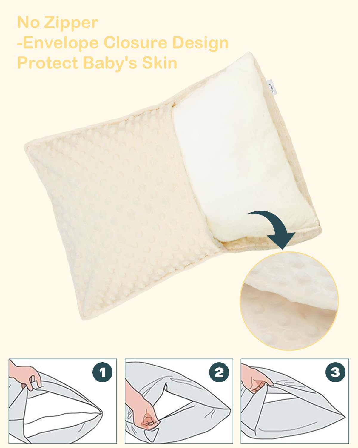 ALVABABY 2-pack-patterned pillowcovers add cute style to bedtime.