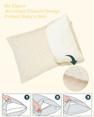 ALVABABY 2-pack-patterned pillowcovers add cute style to bedtime.