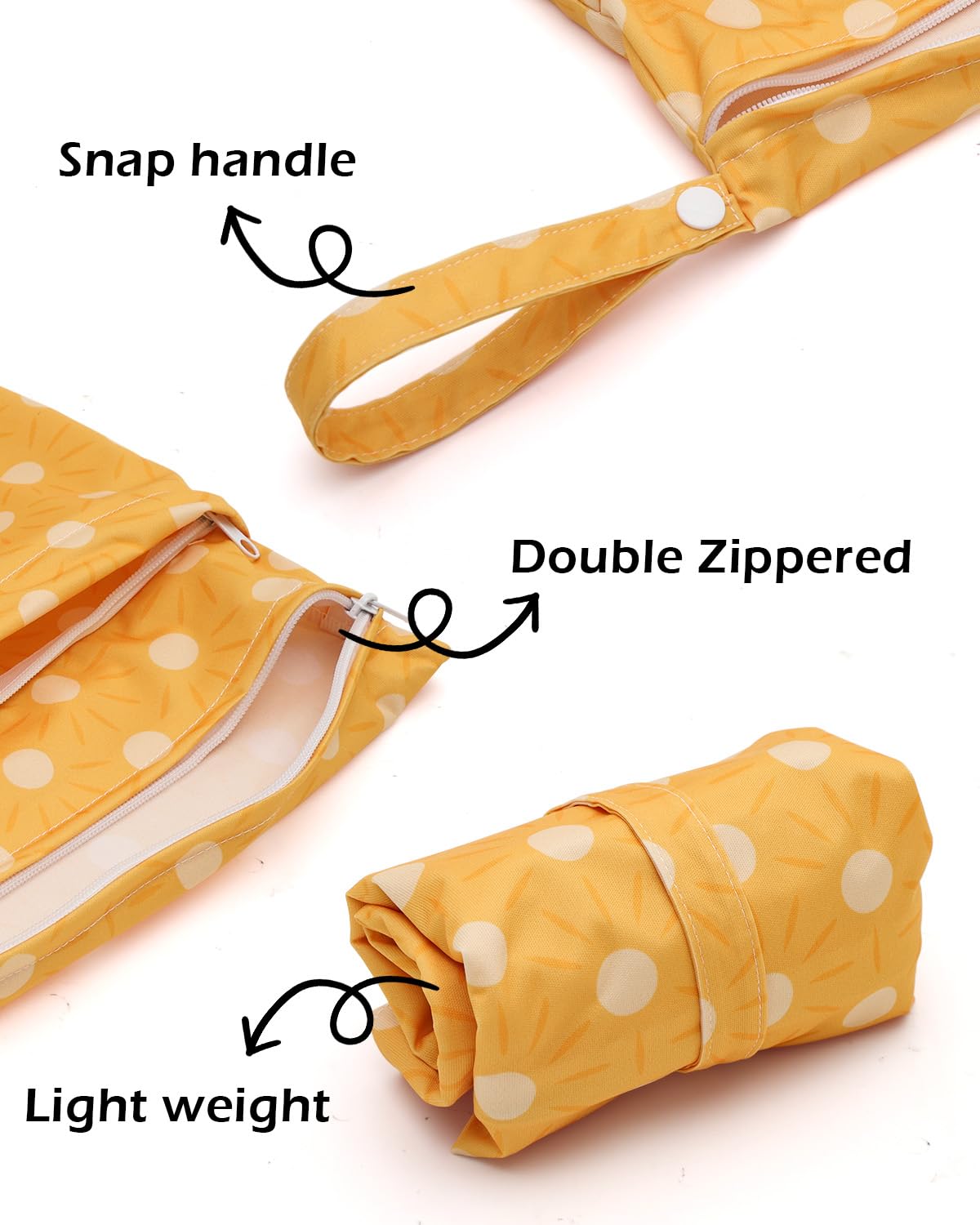 ALVABABY bag with a sturdy handle for easy carrying.
