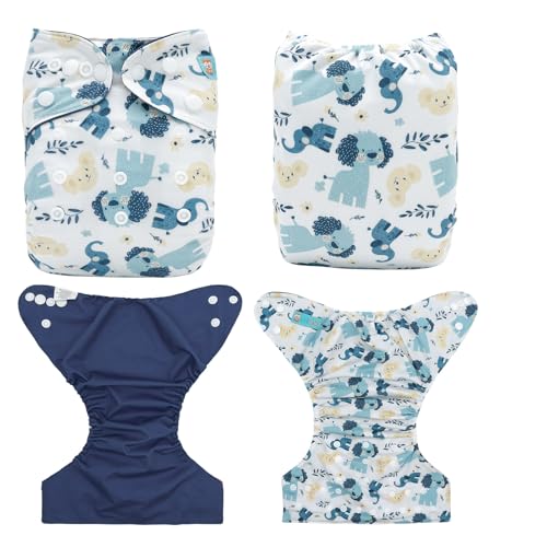 ALVABABY diaper cover showing hip snaps to prevent wing droop