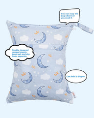 ALVABABY diaper cover close-up showing adjustable snaps for a comfortable fit.