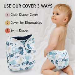 ALVABABY close-up of waterproof inner layer and breathable fabric