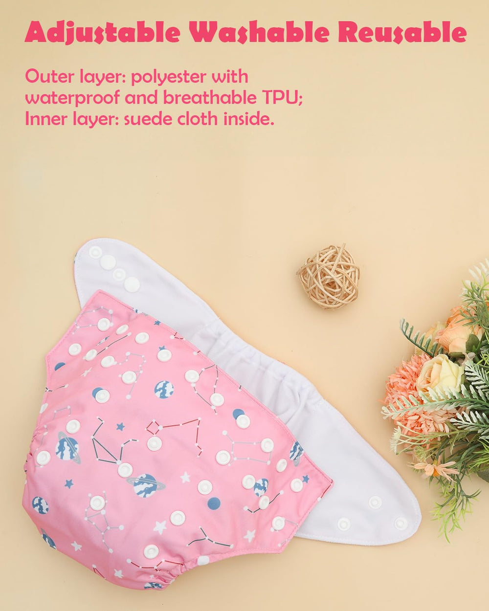 ALVABABY waterproof outer showing breathable protection for dry skin