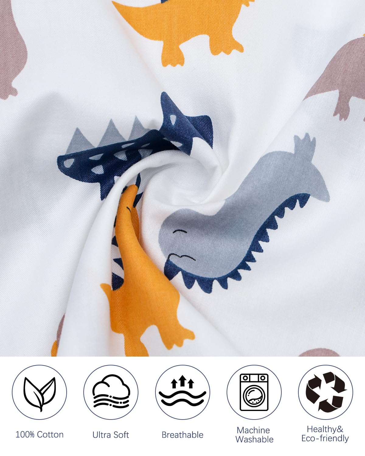 ALVABABY pillowcase protects from dust and drool for clean sleep