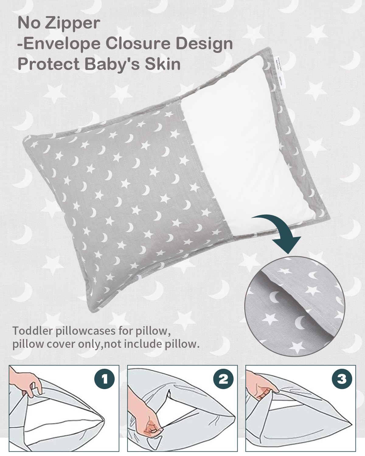 ALVABABY easy-care fabric: machine washable and becomes softer after washing.