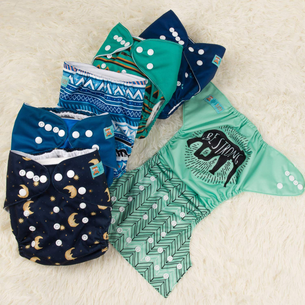 ALVABABY elastic leg area minimizes leaks during movement.