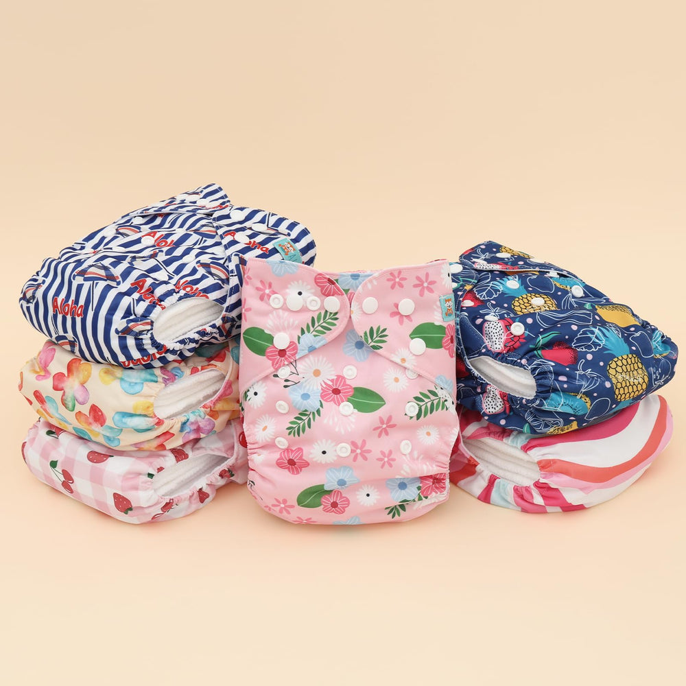 ALVABABY elastic leg cuffs help prevent leaks during active babies