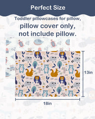 ALVABABY envelope-closure-design pillowcase easy on/off during bedtime.