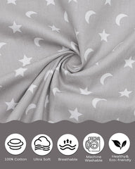 ALVABABY envelope closure design keeps pillow secure and tidy during travel.
