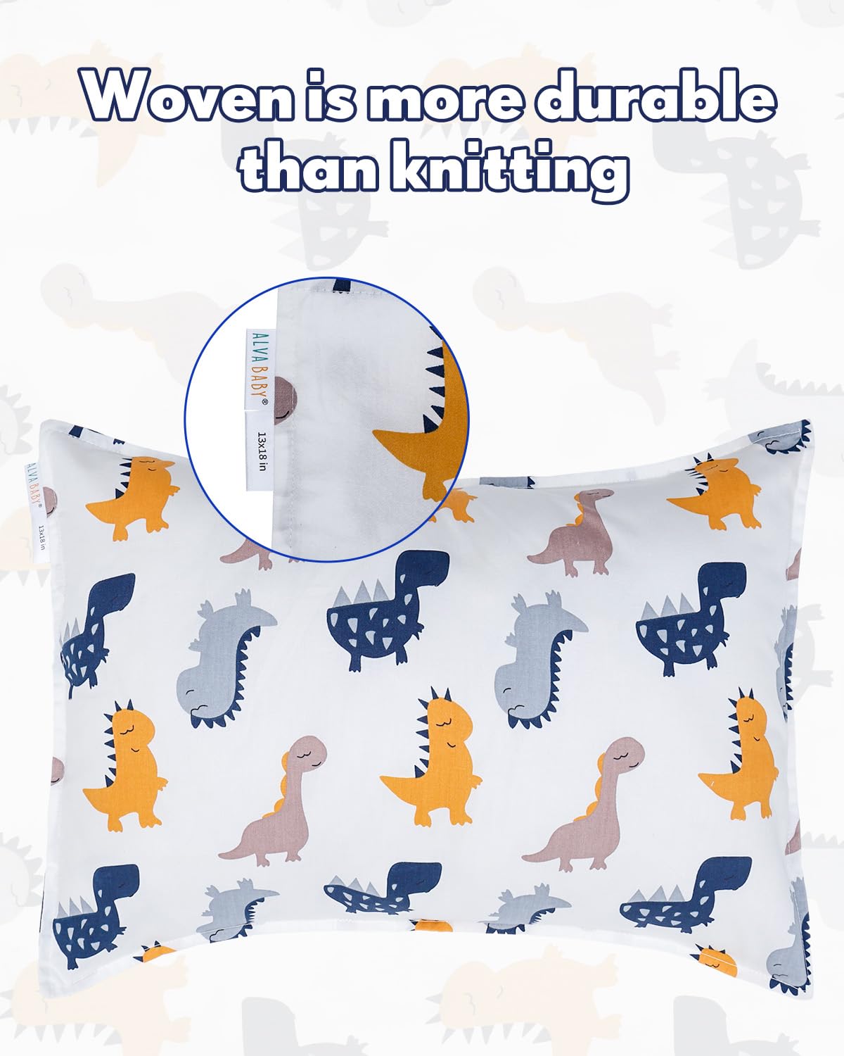 ALVABABY envelope-closure pillowcase easy to use for kids