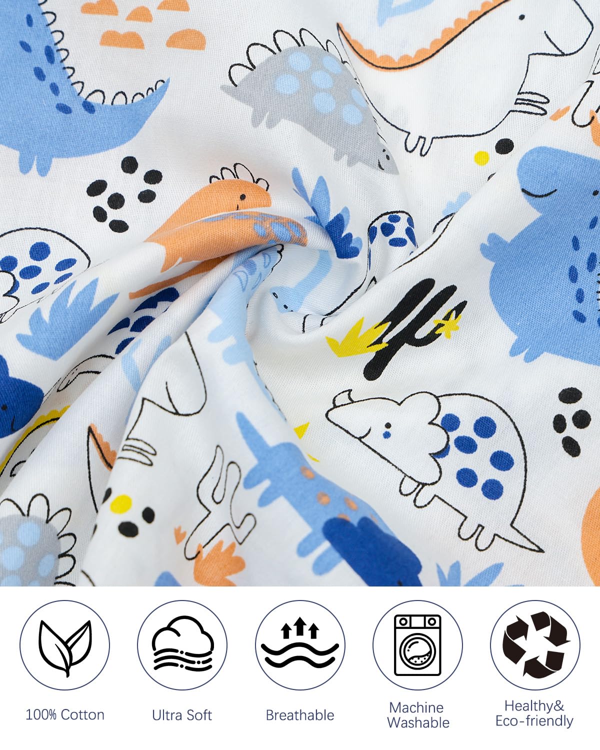 ALVABABY breathable fabric helps kid sleep with comfort during travel.