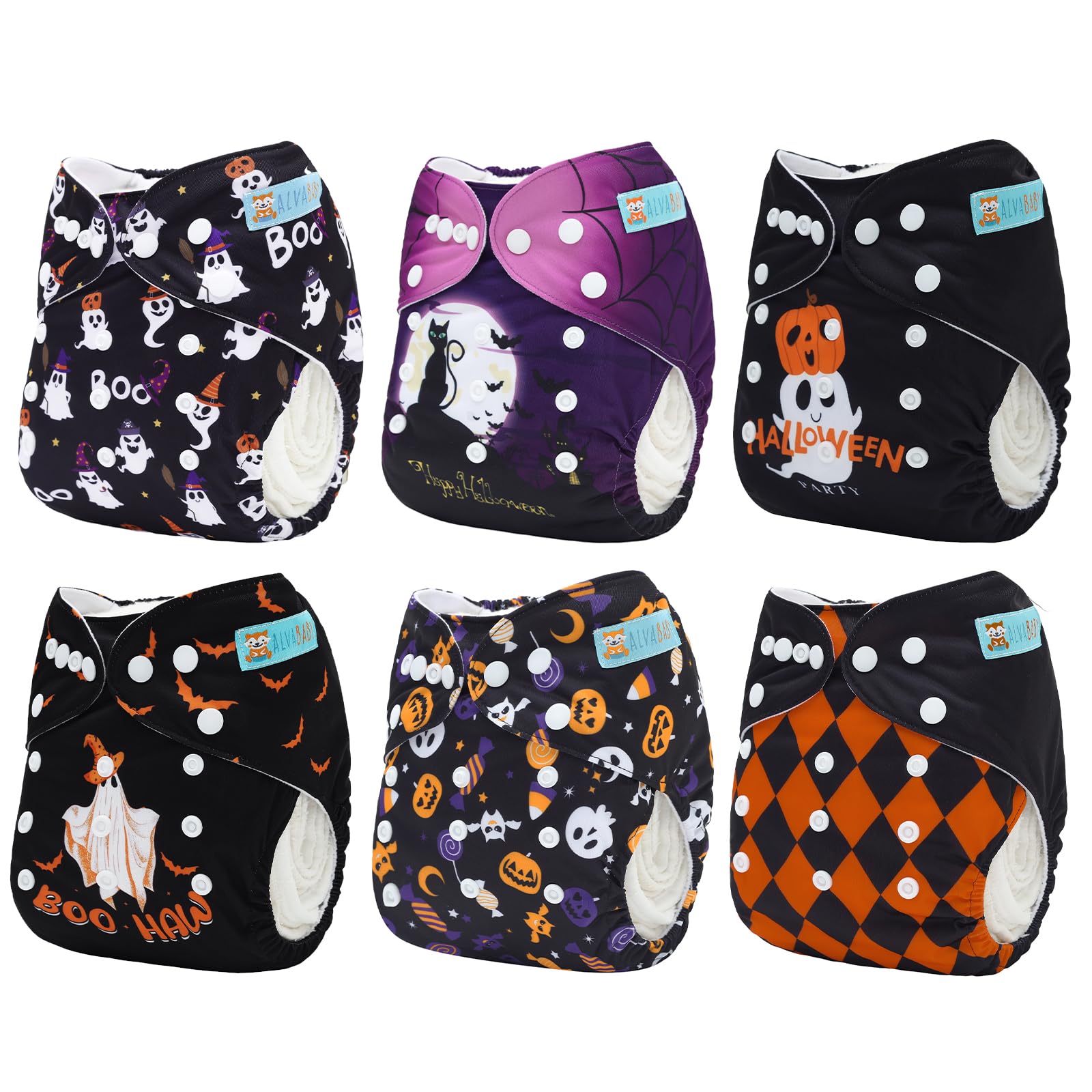 ALVABABY one-size adjustable diaper cover for growing babies