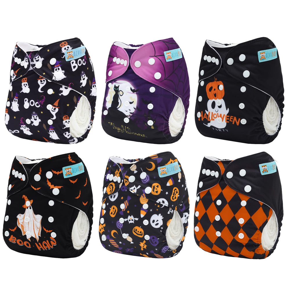ALVABABY one-size adjustable diaper cover for growing babies
