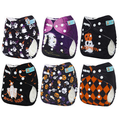 ALVABABY one-size adjustable diaper cover for growing babies