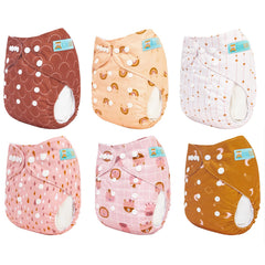 ALVABABY one-size adjustable diaper snaps offer a secure fit as baby grows