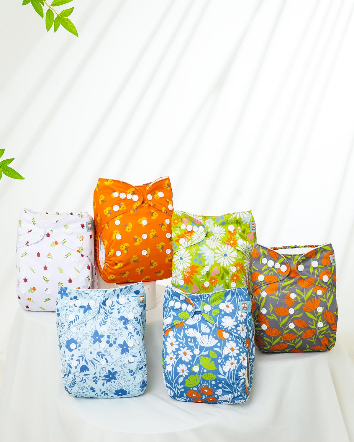 ALVABABY one-size diaper fits 3kg–15kg for long-term use.