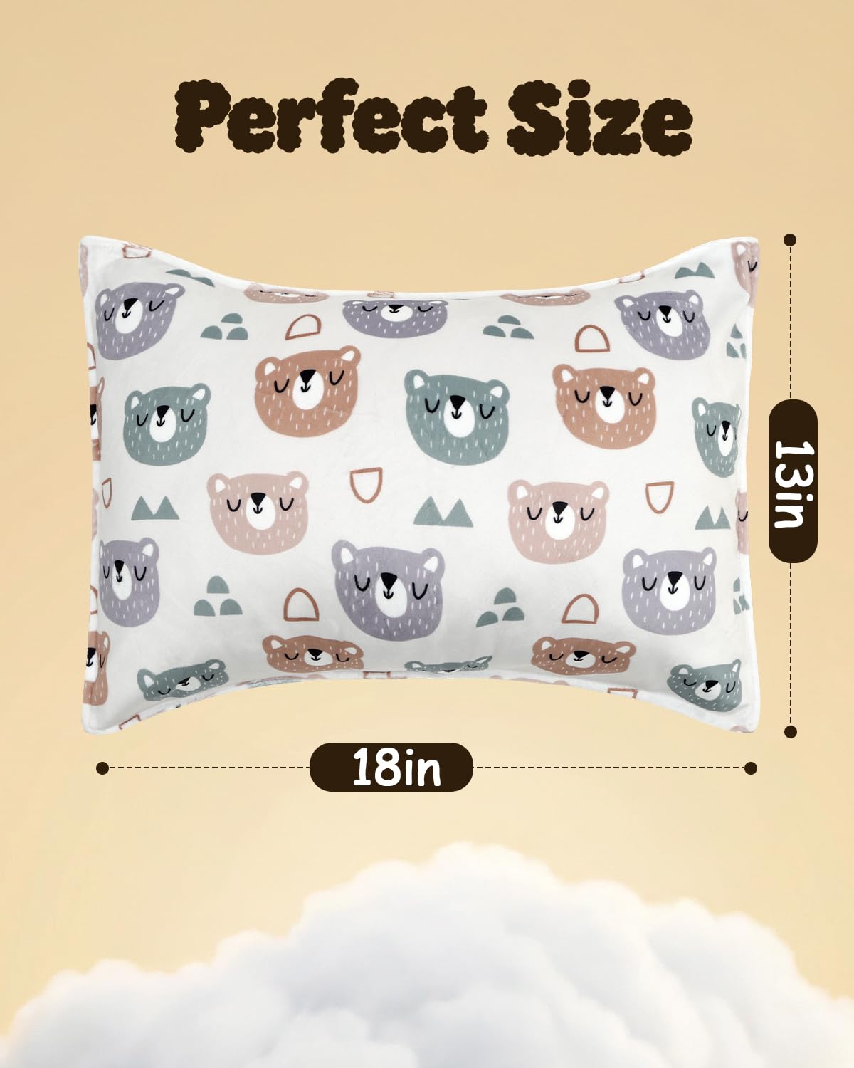 ALVABABY pillowcase protects against dust and drool during sleep.