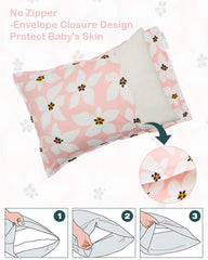 ALVABABY pillowcase dust and drool protection shields pillows from dust and drool.