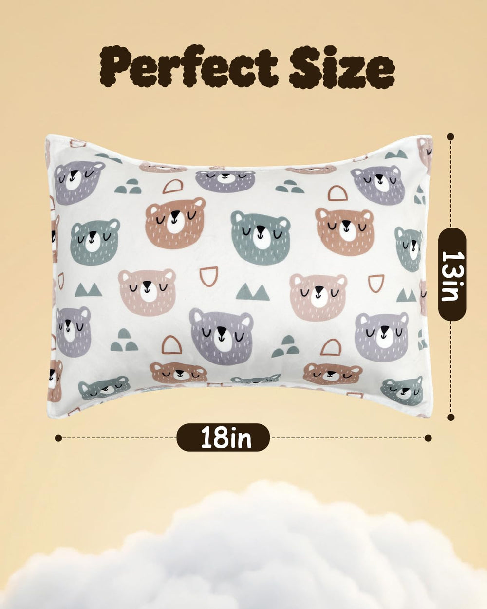 ALVABABY pillowcase protects against dust and drool during sleep.