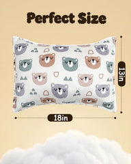 ALVABABY pillowcase protects against dust and drool during sleep.