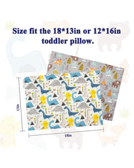 ALVABABY pillowcase with envelope closure protects pillow from dust