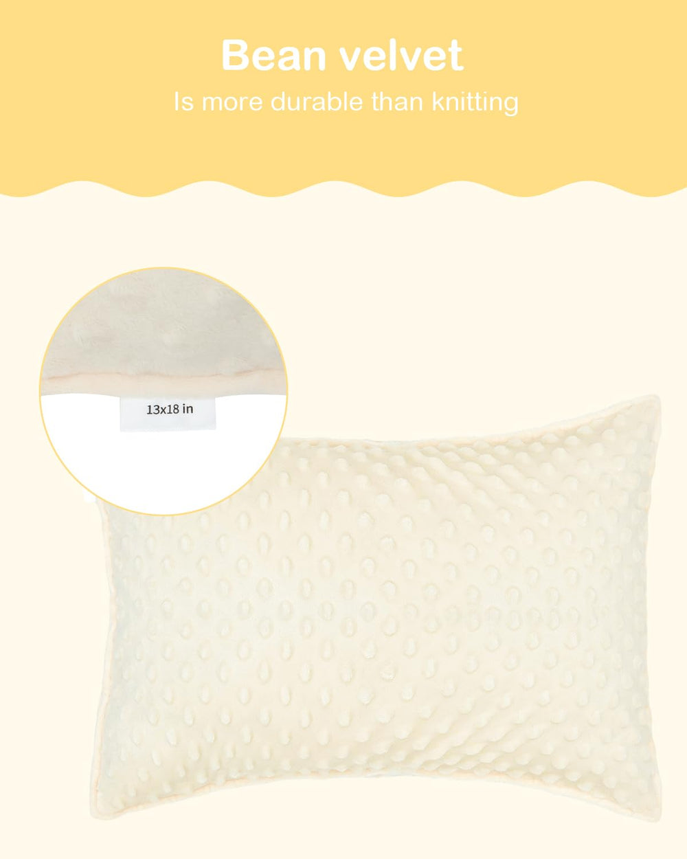 ALVABABY pillowcover envelope closure design makes on/off easy and clean.